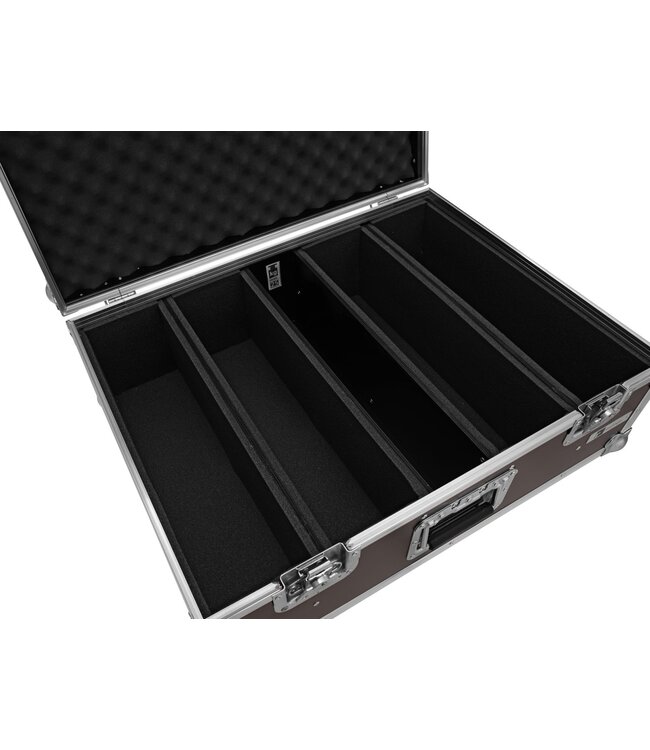 ROADINGER Flightcase 4x LED CBB-4