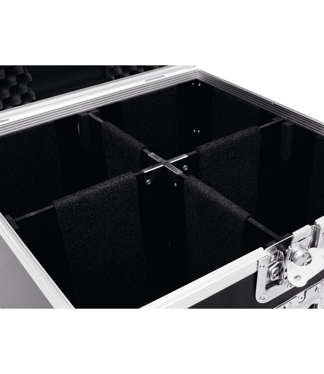 ROADINGER Flightcase 4x PAR-56 Spot short
