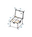 ROADINGER Flightcase 4x AKKU UP-4