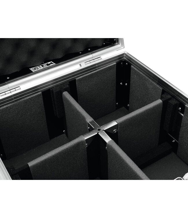 ROADINGER Flightcase 4x AKKU UP-4