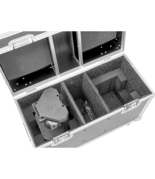 Flight-case Roadinger 059540 MCR-10 Pour Table De Mixage - Coffret De Transport Noir Avec Mousse - Jusqu'à 10 Kg