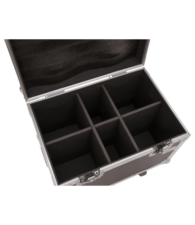 ROADINGER Flightcase 4x LED TMH-13/17/S30/W36