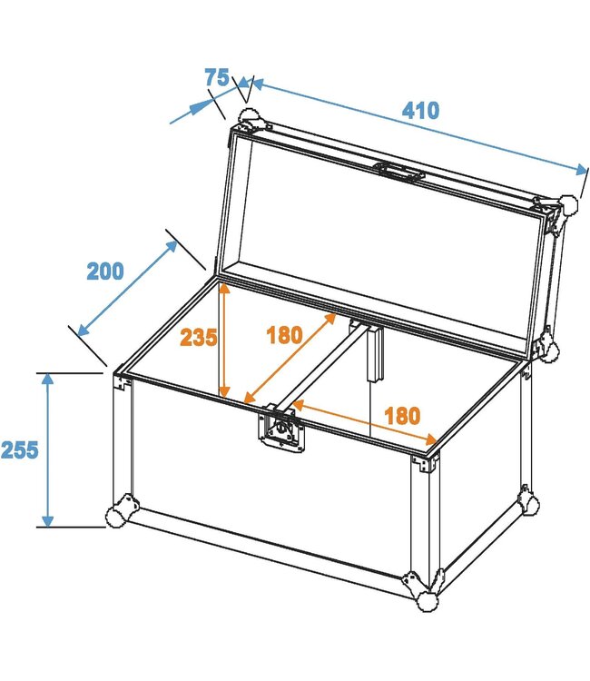 Flightcase 2x TMH-6/7/8/9