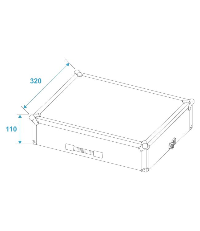 ROADINGER Flightcase DMX Move Bigfoot