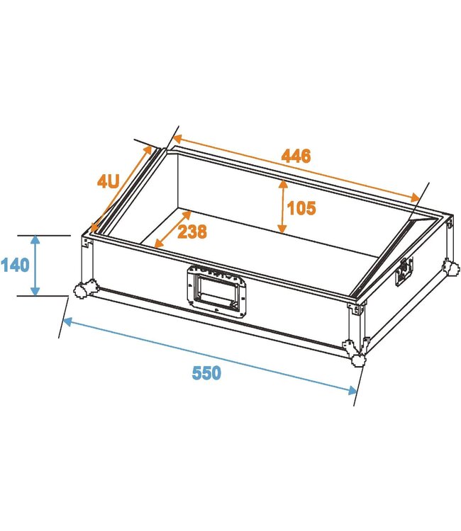 ROADINGER Mixer Case Pro MCA-19 4U