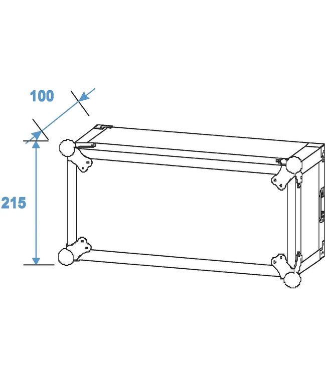 ROADINGER Amplifier Rack PR-2ST 4U