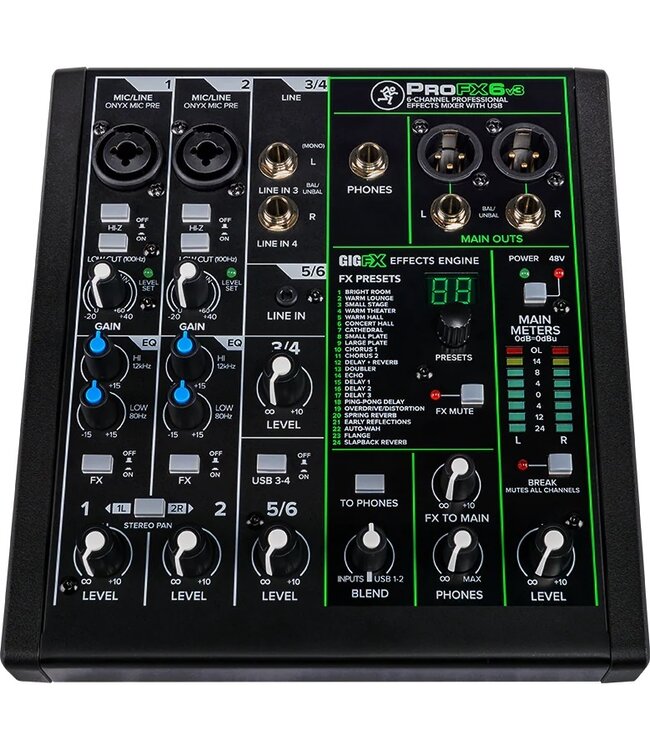 Mackie ProFX6V3 PA mixer