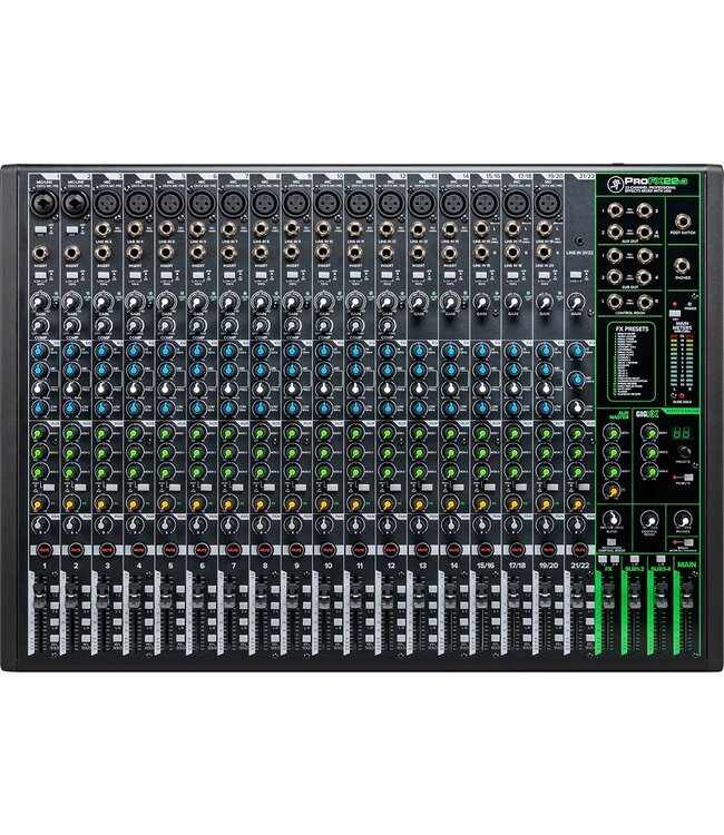 Mackie ProFX22v3 FX-mixer met USB-interface