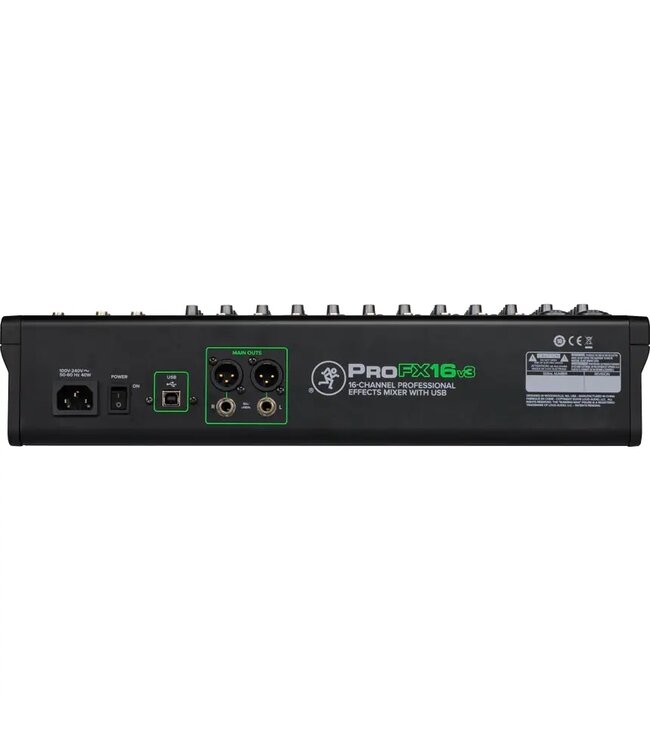 Mackie ProFX16v3 FX-mixer met USB-interface