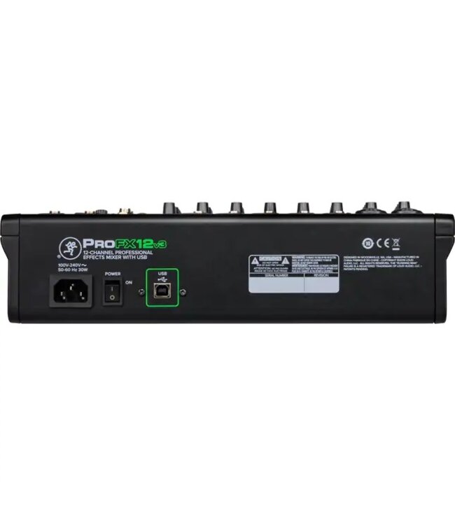 Mackie ProFX12v3 FX-mixer met USB-interface