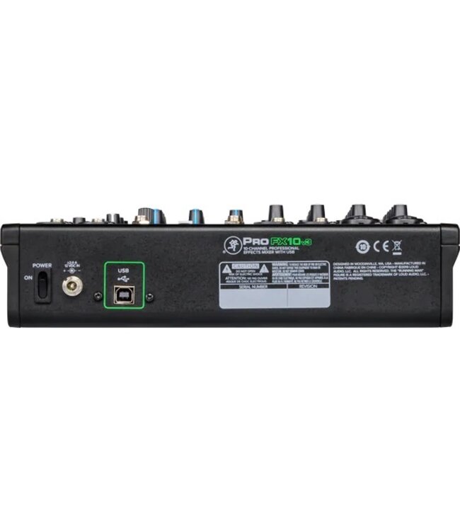 Mackie ProFX10v3 FX-mixer met USB-interface