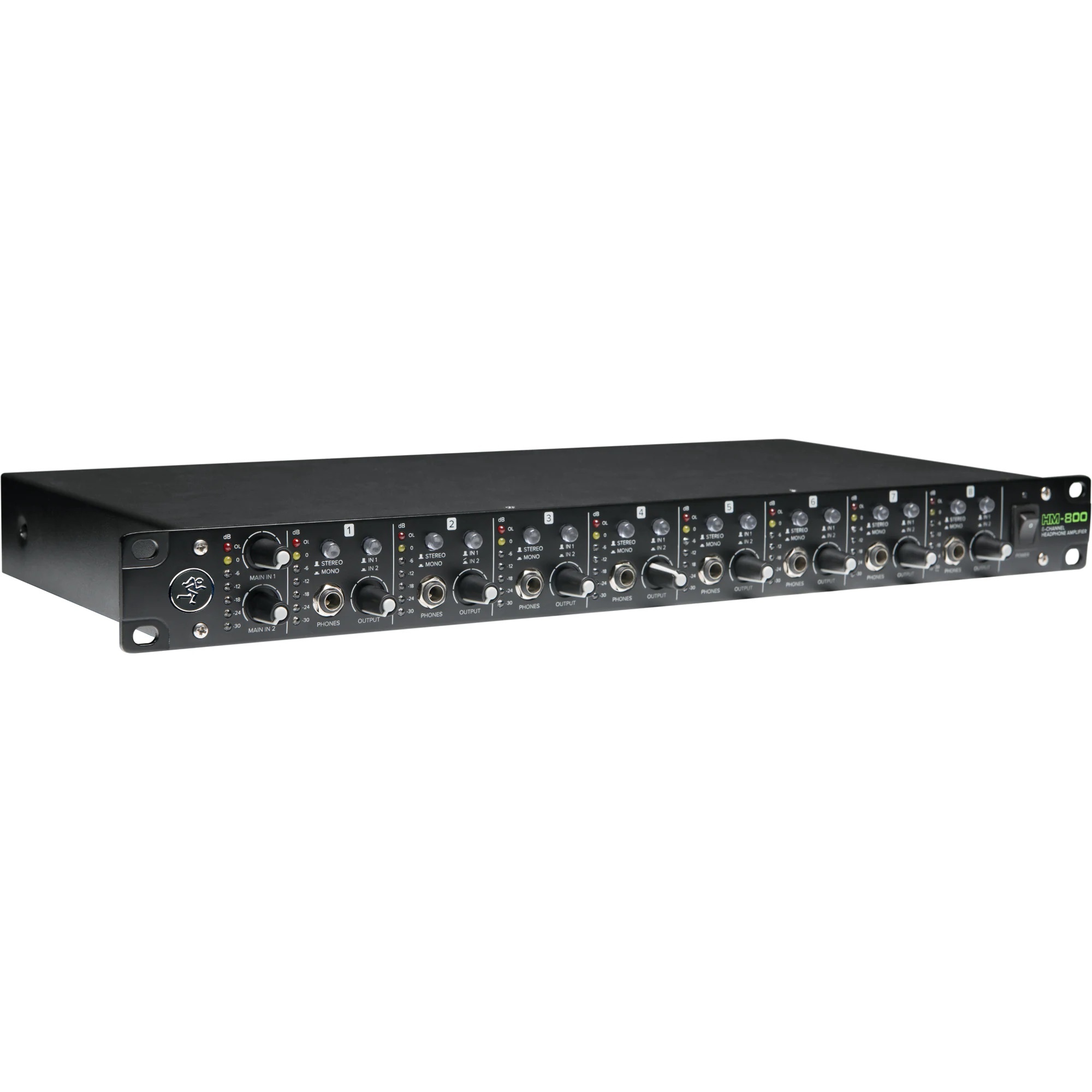 MACKIE HM-800 19 inch 8-kanaals hoofdtelefoonversterker