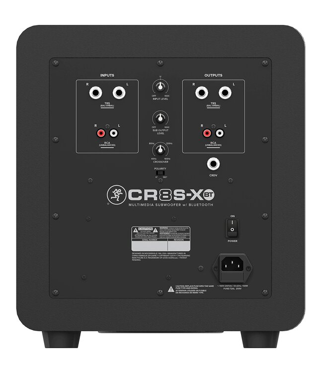 Mackie CR8S-XBT actieve studiosubwoofer (per stuk)