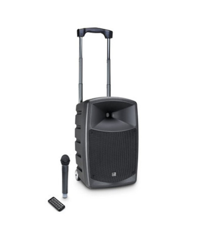 LD Systems ROADBUDDY 10 Draagbare Bluetooth Accu Speaker met Draadloze Microfoon - Let op: laatste voorraad op=op