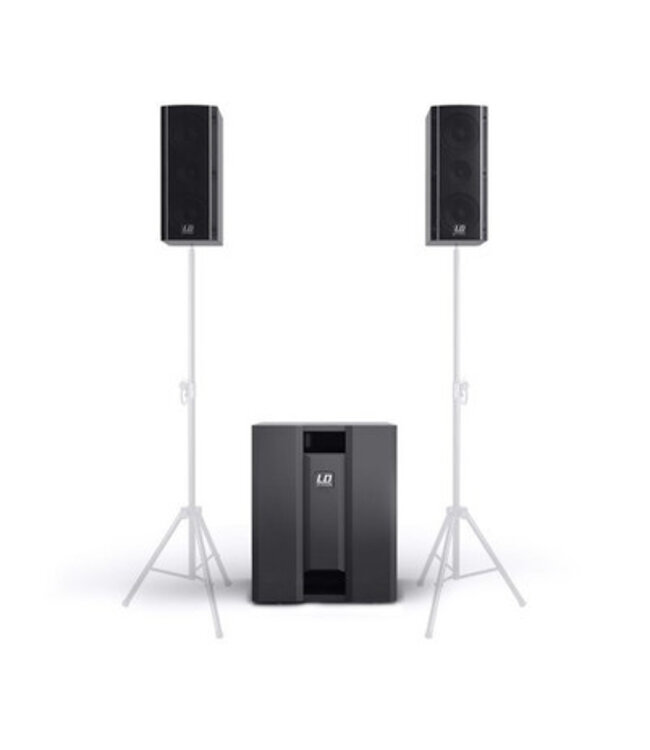 LD systems DAVE 8 ROADIE Draagbaar Actief 2.1 PA systeem