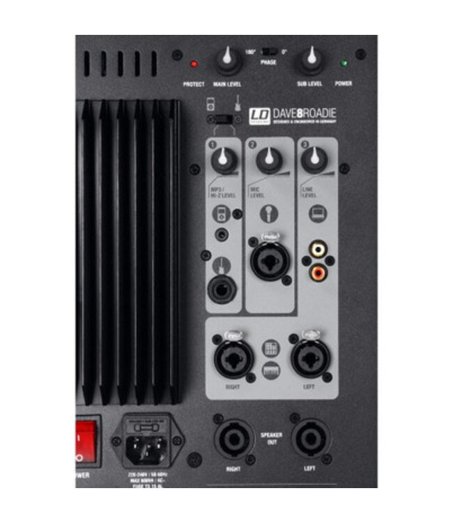 LD systems DAVE 8 ROADIE Draagbaar Actief 2.1 PA systeem