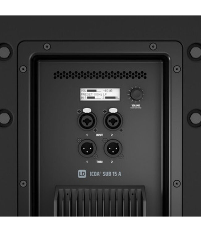 LD systems ICOA SUB 15 A actieve Bass Reflex subwoofer
