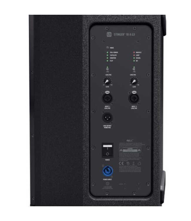LD Systems STINGER 10 A G3 2 Weg Bass Reflex 10 Inch actieve speaker