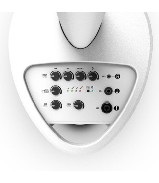 LD systems MAUI 5 wit Draagbaar Column PA Systeem met Bluetooth en ingebouwde Mixer