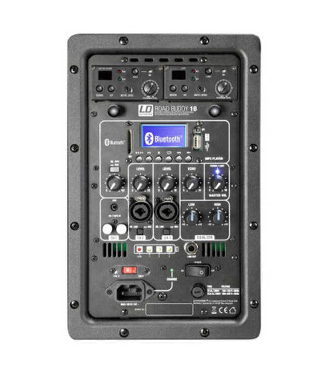 LD Systems ROADBUDDY 10 HBH 2 Accu Bluetooth Speaker met Headset en Hand Microfoon - Let op: laatste voorraad op=op