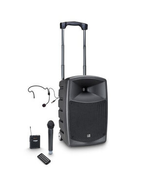 LD Systems ROADBUDDY 10 HBH 2 Accu Bluetooth Speaker met Headset en Hand Microfoon