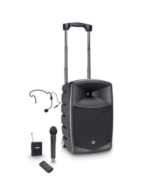 LD Systems ROADBUDDY 10 HBH 2 Accu Bluetooth Speaker met Headset en Hand Microfoon - Let op: laatste voorraad op=op
