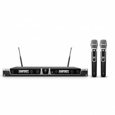 LD Systems U500 serie HHC 2 Draadloze condensator Microfoons set