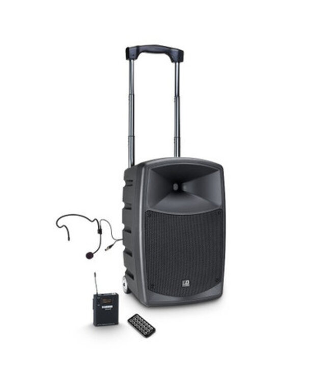 LD Systems ROADBUDDY 10 HS Draagbare Accu Speaker met Bluetooth en draadloze Headset - Let op: laatste voorraad op=op