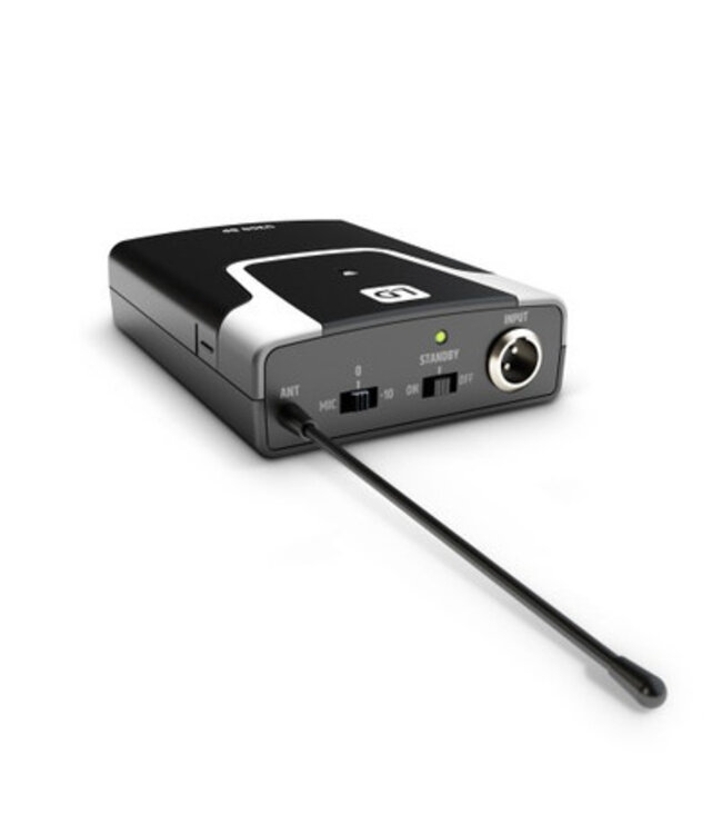 LD Systems U300 serie BPL Draadloos microfoonsysteem met bodypack en lavalier microfoon