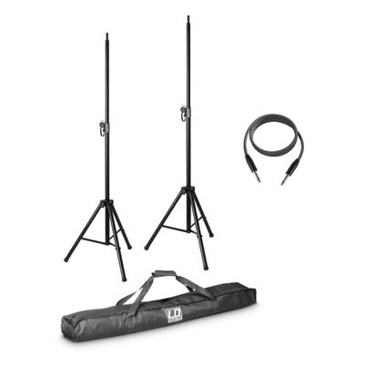LD Systems MIX 6 G2 SET 2 Speakerstatieven met Jack kabel en Draagtas