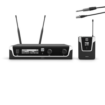 LD Systems U500 serie BPG Draadloos microfoonsysteem met bodypack en gitaarkabel