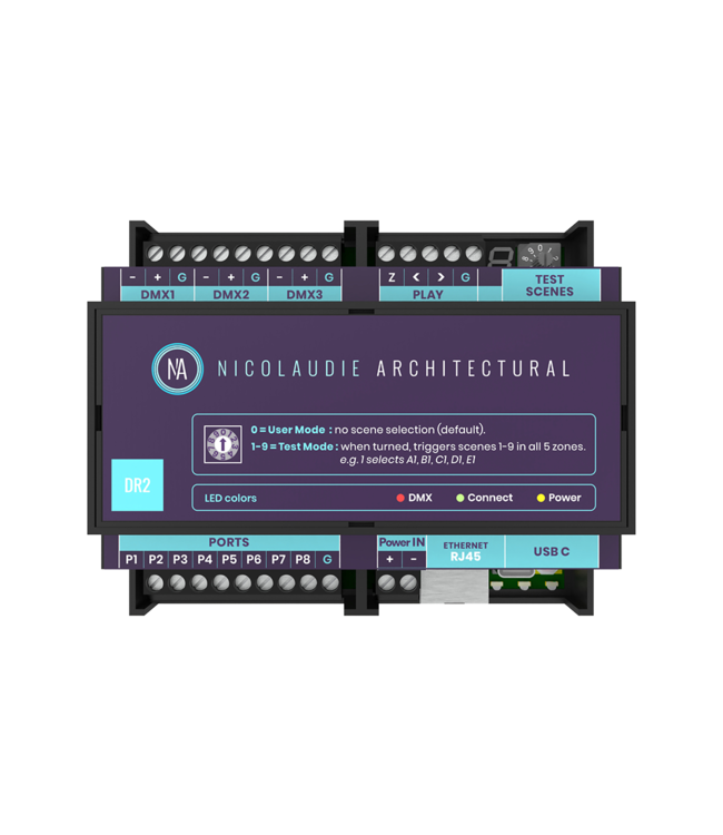 Sunlite DINA-DR2-LITE inclusief stroom adapter