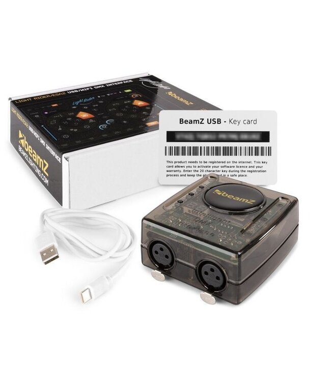 Beamz DMX lightrider USB interface met WiFi