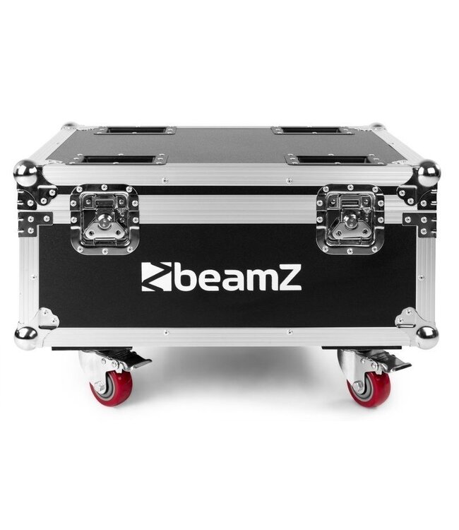 Beamz 8x BBP94W accu Uplight in flightcase