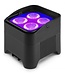 Beamz 8x BBP94W accu Uplight in flightcase