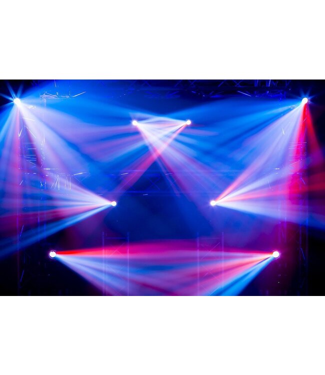 Beamz Set van 2 IGNITE180 spot LED Movingheads in Flightcase - Enkel nog als B-stock