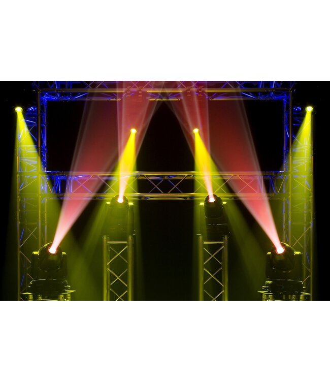 Beamz Set van 2 IGNITE180 spot LED Movingheads in Flightcase - Enkel nog als B-stock