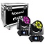 Beamz BeamZ FUZE610Z Wash set van 2 movingheads in flightcase