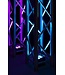 Beamz BBP94W accu Uplight set van 6 met tas