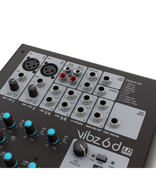 LD Systems VIBZ 6 D PA mixer
