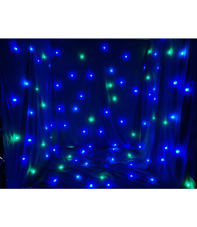 FOS Led Star Curtain RGB sterrendoek 6x4 meter