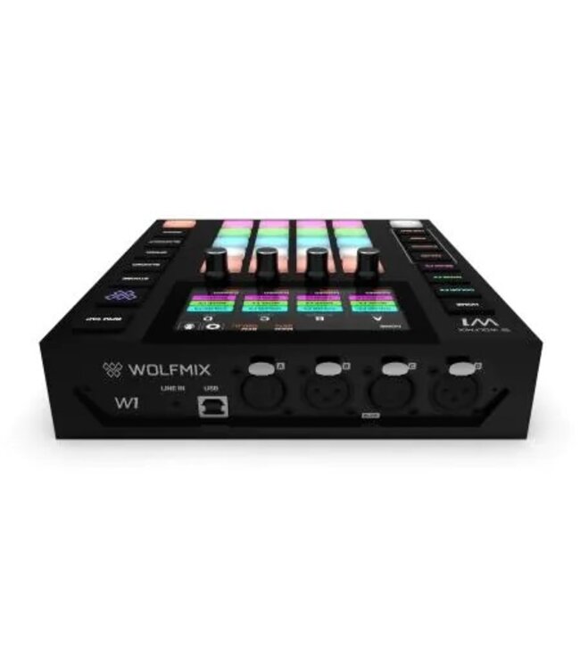 Wolfmix W1 MK2 standalone dmx controller met touchscreen / incl basic uitleg