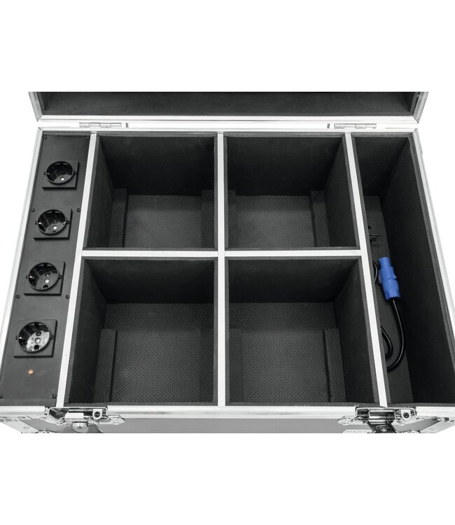 ROADINGER Flightcase 4x AKKU UP-4 QuickDMX