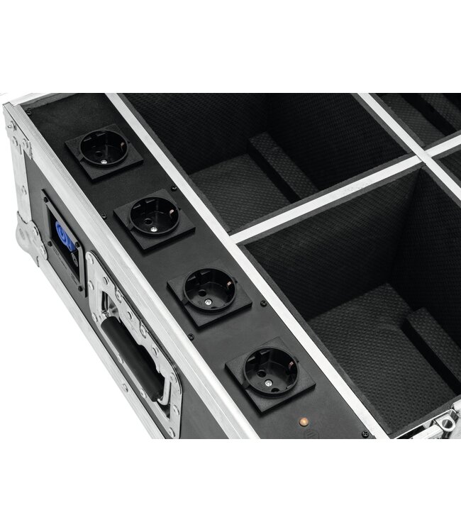 ROADINGER Flightcase 4x AKKU UP-4 QuickDMX