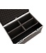 ROADINGER Flightcase 4x LED 4/7C-12 Silent Slim Spot
