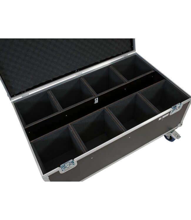 ROADINGER Flightcase 8x LED IP PAR 7x8W QCL/7x9W SCL