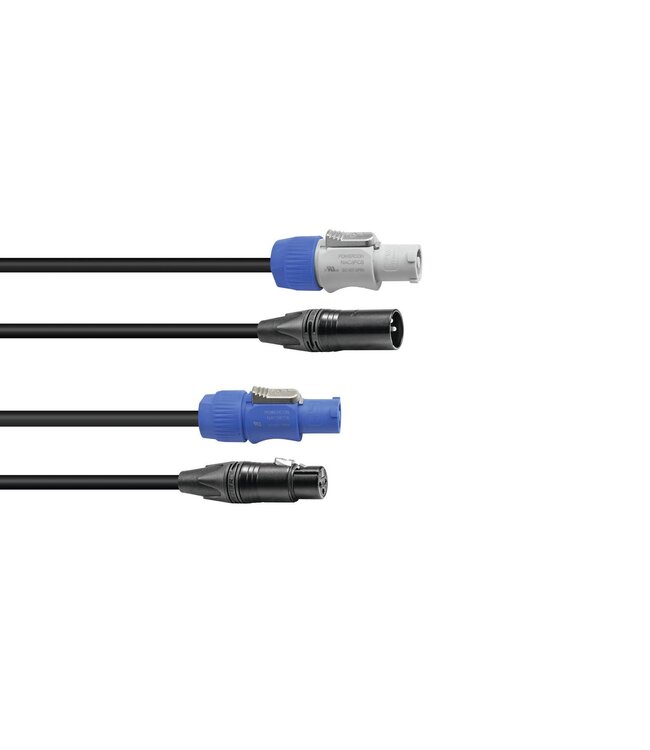 Sommer Cable SOMMER CABLE Combi XLR kabel DMX PowerCon/XLR 2.5m