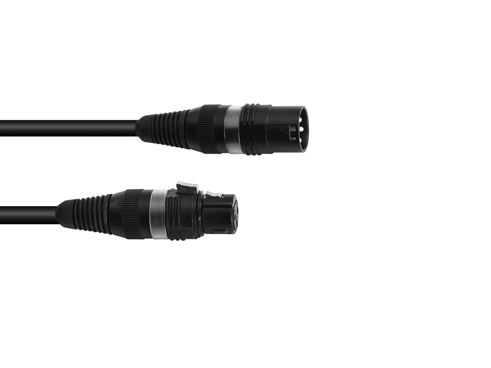 Sommer Cable SOMMER CABLE DMX kabel XLR 3pin 1m zwart