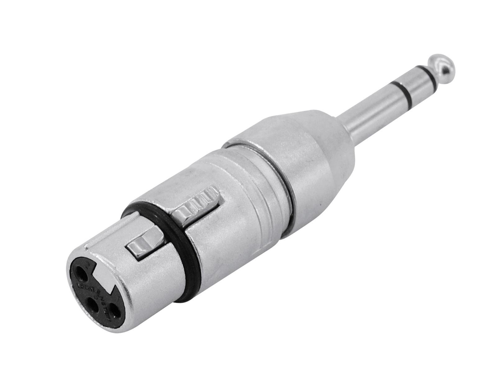 Neutrik NEUTRIK Adapter XLR(F) - Jack(M) stereo NA3FP