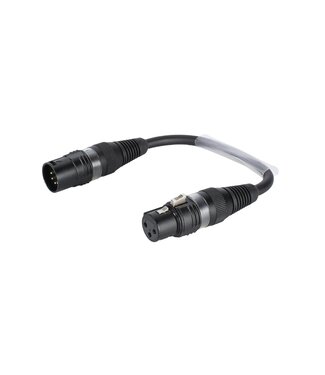 Sommer Cable SOMMER CABLE Adapter kabel XLR 3pin XLR(F) - 5pin XLR(M)0.15m